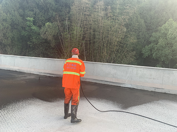 山西太原桥面铺布防水施工图片3